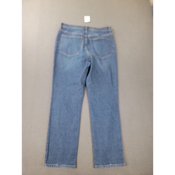 J.Crew Jeans Womens 28 Blue Essential Straight Stretch Denim Medium Wash BT090 - Picture 13 of 14